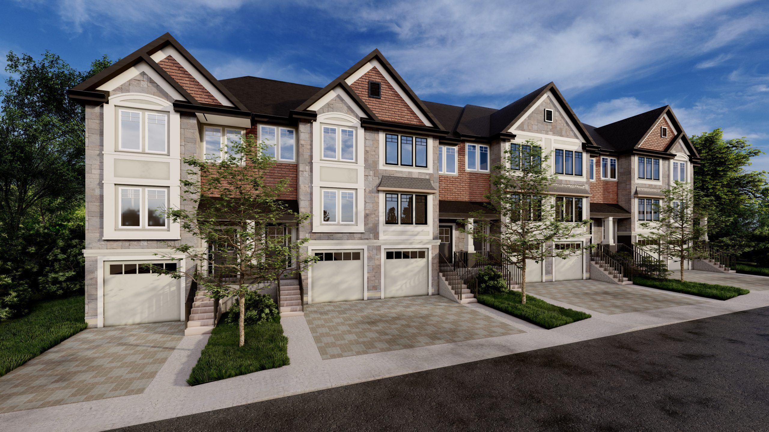 Townhouses Development - Cambridge Ontario by Lima Architects Inc