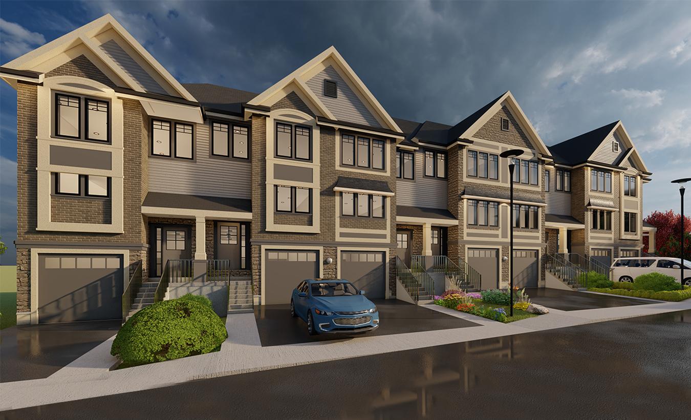 Townhouses Development in Cambridge Ontario by Lima Architects Inc