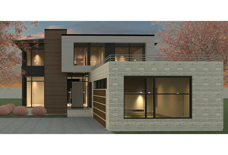 Custom Contemporary House in Mississauga by Lima Architects Inc